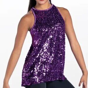 Balera Flyaway Tank Top - SQ9682 - NWT Black Color- LC